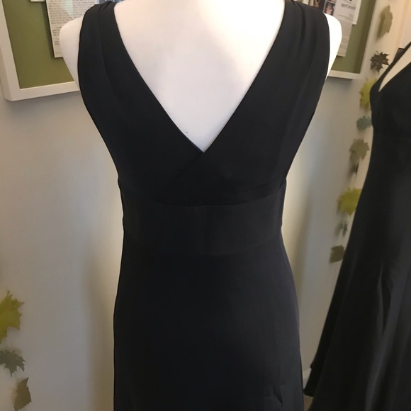 Jcrew navy vneck midi dress NWT - Picture 4 of 6